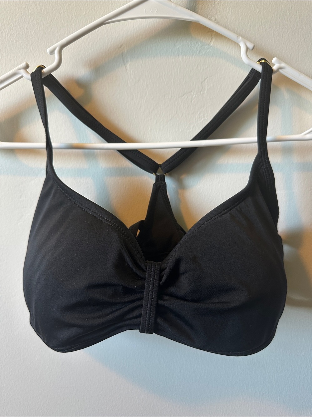TALBOTS SUNOCEANSAND Black Bikini Top